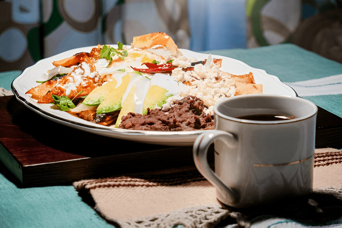 chilaquiles economic impact Freshly made chilaquiles demonstrating the economic impact of this traditional Mexican breakfast dish