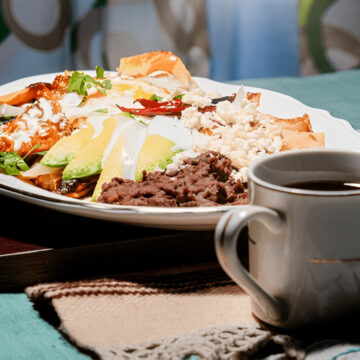 chilaquiles economic impact Freshly made chilaquiles demonstrating the economic impact of this traditional Mexican breakfast dish